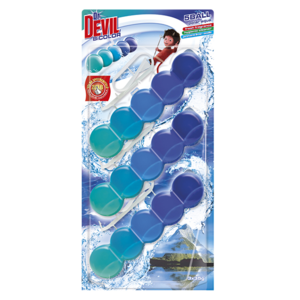 Dr. DEVIL BiCOLOR Polar aqua WC závěs 3x35g