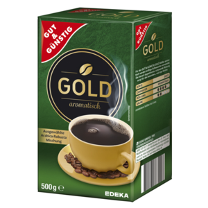 GG Mletá káva GOLD směs Arabica mix se silným aroma 500g