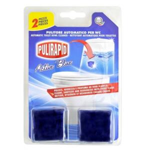 Pulirapid Active blue WC tablety bez chlóru 2 ks 