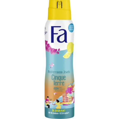 Fa deosprej Mediterranean Jewels Cinque Terre 150ml 