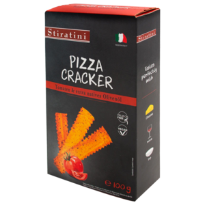 Stiratini Pizza Cracker s rajčaty a extra olivovým olejem 100g