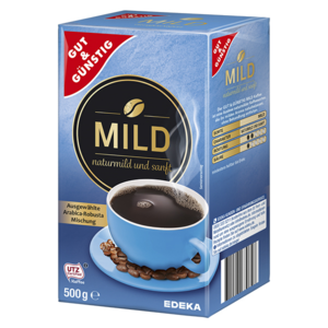 GG Mild Mletá káva jemná 500g - směs Arabica-Robusta