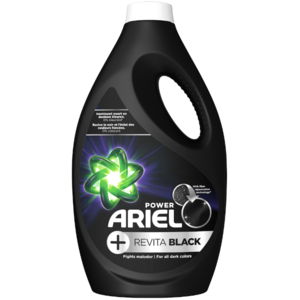 Ariel Power +Revita Black prací gel pro obnovu černého prádla 14PD 770ml