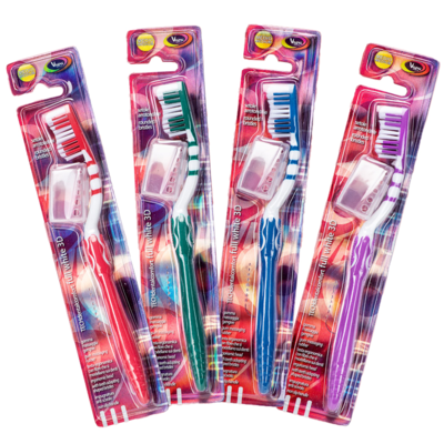Vapa zubní kartáček s krytkou 3D White Medium 1ks