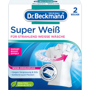 Dr. Beckmann Super bělící šáčky na prádlo extra silné 2x40g