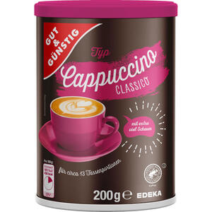 GG Sladké Cappuccino instatní nápoj 200g