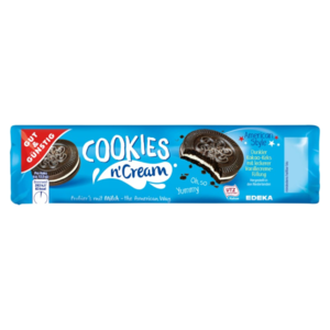 GG Cookies&Cream sušenky s vanilkovou náplní 176g
