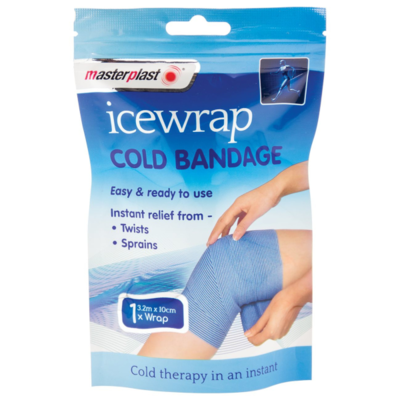 Masterplast Icewrap elastický chladící obvaz 3,2m x10cm