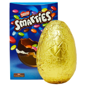 Smarties velikonoční vajíčko z mléčné čokolády 119g