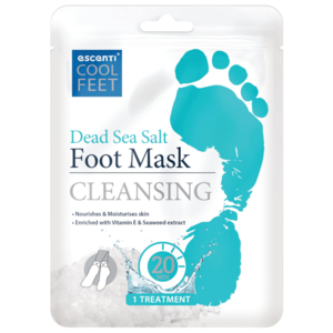 Escenti detoxikační maska na nohy se solí z Mrtvého moře 1 pár