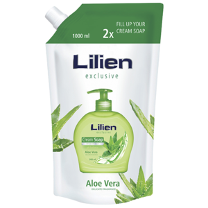 Lilien tekuté mýdlo Aloe Vera náhradní náplň 1000ml