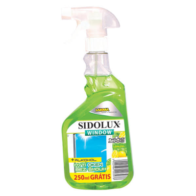 Sidolux Nano Code Čistič oken s vůní limetky 500ml +250ml ZDARMA