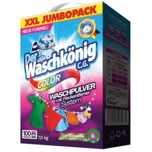 WASCHKONIG COLOR prací prášek na barevné prádlo, 100 dávek