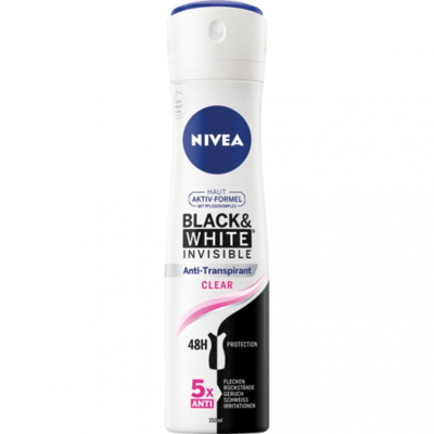 Nivea Black & White Deosprej Comfort 150ml