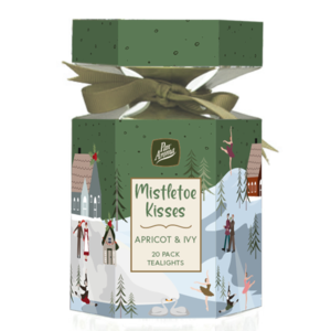 PanAroma Dárkový balíček čajových svíček Mistletoe Kisses 20ks 