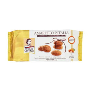 Matilde Vicenzi Amaretti jemné italské mandlové sušenky 175g