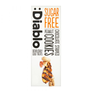 DIABLO COOKIES sušenky s arašídy - bez cukru 150g