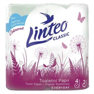 Linteo classic Toaletní papír růžový 2vr 4 role