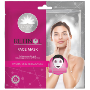 Elysium Spa Plátýnková maska na obličej s retinolem 1ks