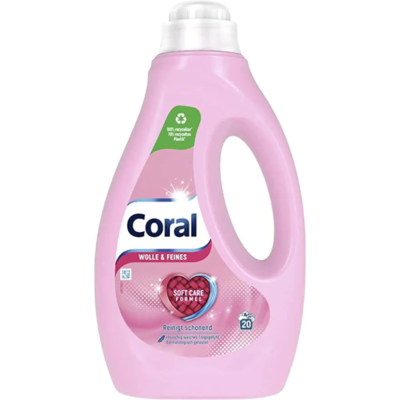 Coral Wolle&Feines prací gel na vlnu a hedvábí 20PD 1l