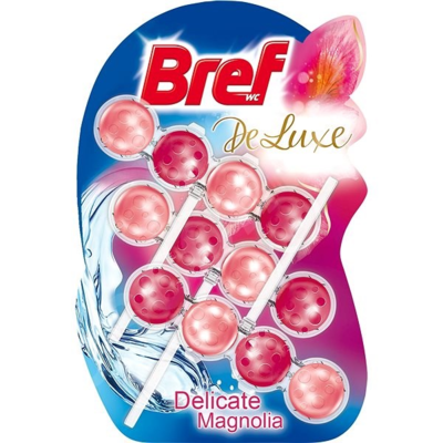 Bref DeLuxe Magnolie kuličky do WC 3x50g