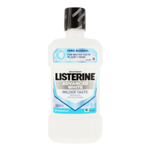 Listerine Advanced White ústní voda pro bělení zubů 500ml