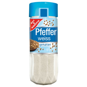 GG Pepř bílý jemně mletý 50g
