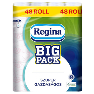 Regina Big Pack toaletní papír 2-vrstvý výhodné extra velké balení 48ks