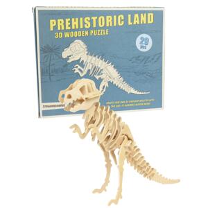 Rex London 3D dřevěné puzzle Dinosaurus