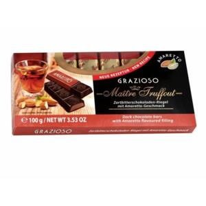 Grazioso čokoládové tyčinky plněné náplní Amaretto, 8ks