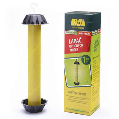 Lapač octomilek a much FlyStick bez jedů 1ks 190x31mm