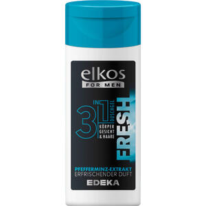 Elkos for men Dusch gel Fresh 3v1, 50ml