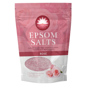 Elysium Spa Epsomská sůl do koupele Růže 450g