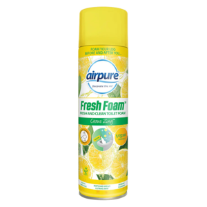 Airpure Fresh pěnový čistič a neutralizér pachů do toaletní mísy Citrus Zing 500ml