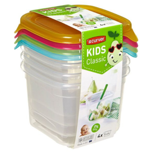 Curver Fresh&Go 4x450ml Kids mix barev