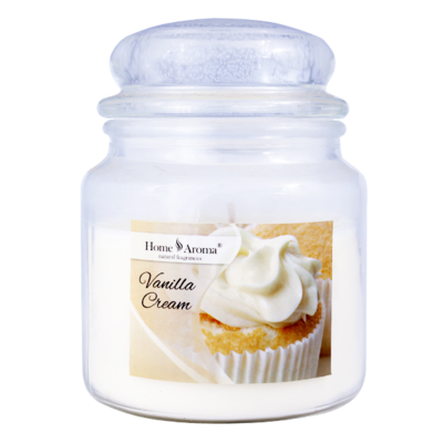 Svíčka vonná dekorativní Vanilla Cream, 340g