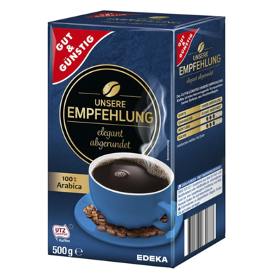 GG Mletá káva 100% Arabica 500g 