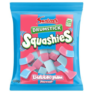 Swizzels Squashies anglické žvýkací bonbony Bubblegum 120g