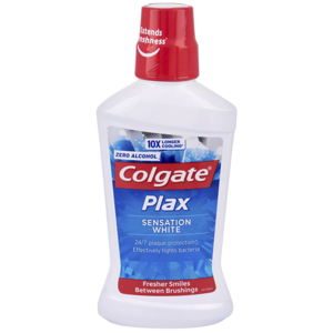 Colgate Plax White ústní voda pro bělejší zuby 500ml
