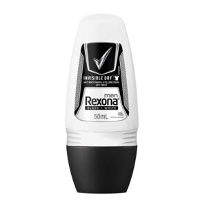 Rexona Men Invisible Invisible Black+White Roll on 50 ml
