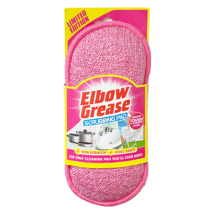 Elbow Grease Pink Scrubbing pad univerzální neškrábavá abrazivní houba 1ks