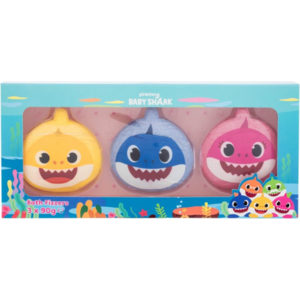 Baby Shark dětské šumivé bomby do koupele 3x90g