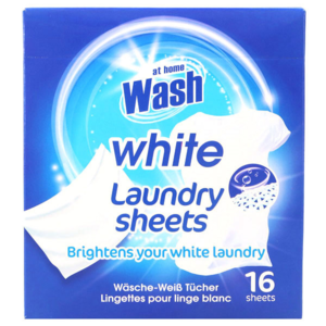 At Home Wash ubrousky na praní a ochranu bílé prádlo 16ks