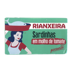 Jemně pikantní portugalské sardinky v tomatové omáčce 120g