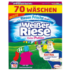 Weisser Riese prací prášek Color na barevné prádlo 70PD 3,85kg