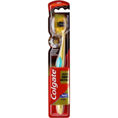 Colgate zubní kartáček Charcoal Gold 360 1ks