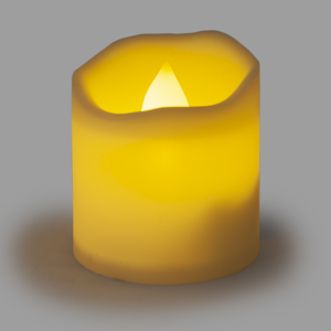 Svíčka LED malá dekorativní 4,5cm x 3,5cm vč. baterií