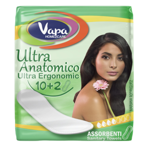Vapa dámské hygienické vložky Ultra Anatomic 10+2ks