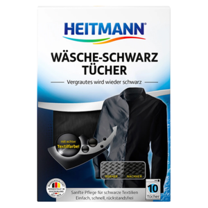 Heitmann ubrousky pro důkladnou obnovu černé barvy 10ks
