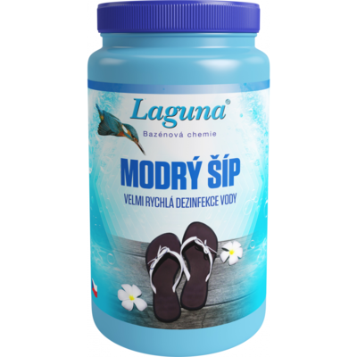 LAGUNA modrý šíp pro šokovou úpravu vody s rychlou možností koupání 1kg